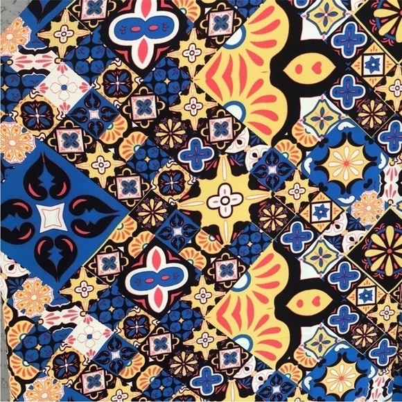 Lularoe Floral Print Lindsay Kimono Duster Open Top Cardigan - Picture 3 of 8